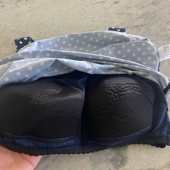 Lands End high neck Tankini top - Picture 3 of 4